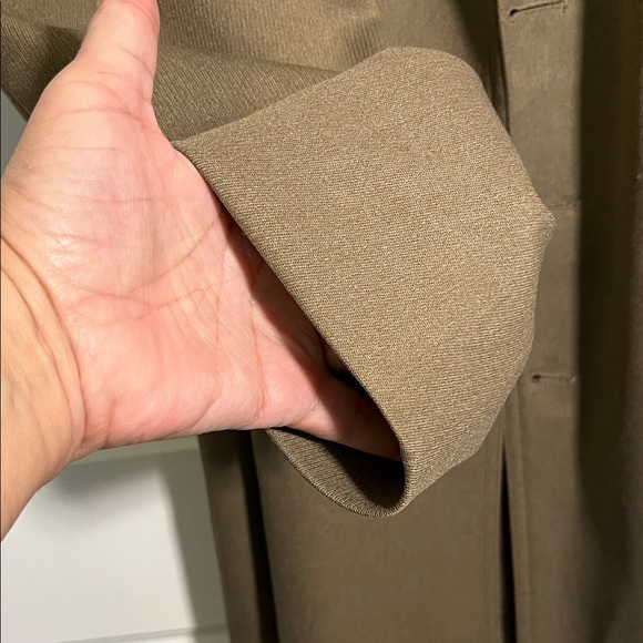 London Fog - Elegant Vintage Brown Coat with Faux Fur Collar size 38 - Picture 3 of 6